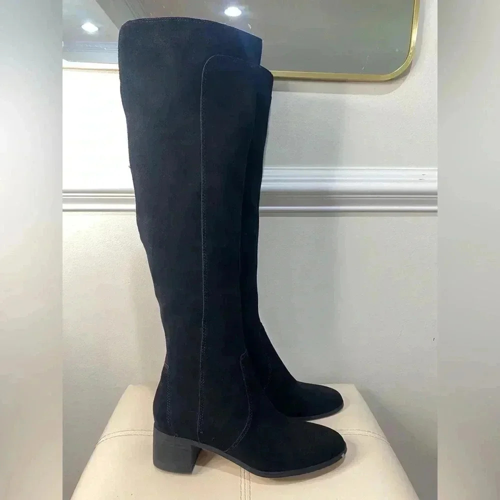 Corso Como Over The Knee Black Boots Sz 8M
